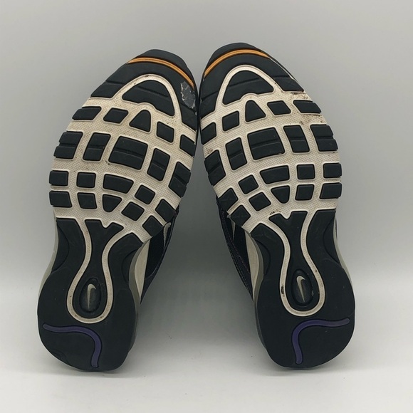 Nike Shoes Women's 8 Black Air Max 97 Multi Stitch Lace Up Sneaker Streetwear - Picture 8 of 8
